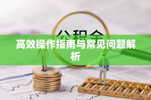 绩溪高效操作指南与常见问题解析